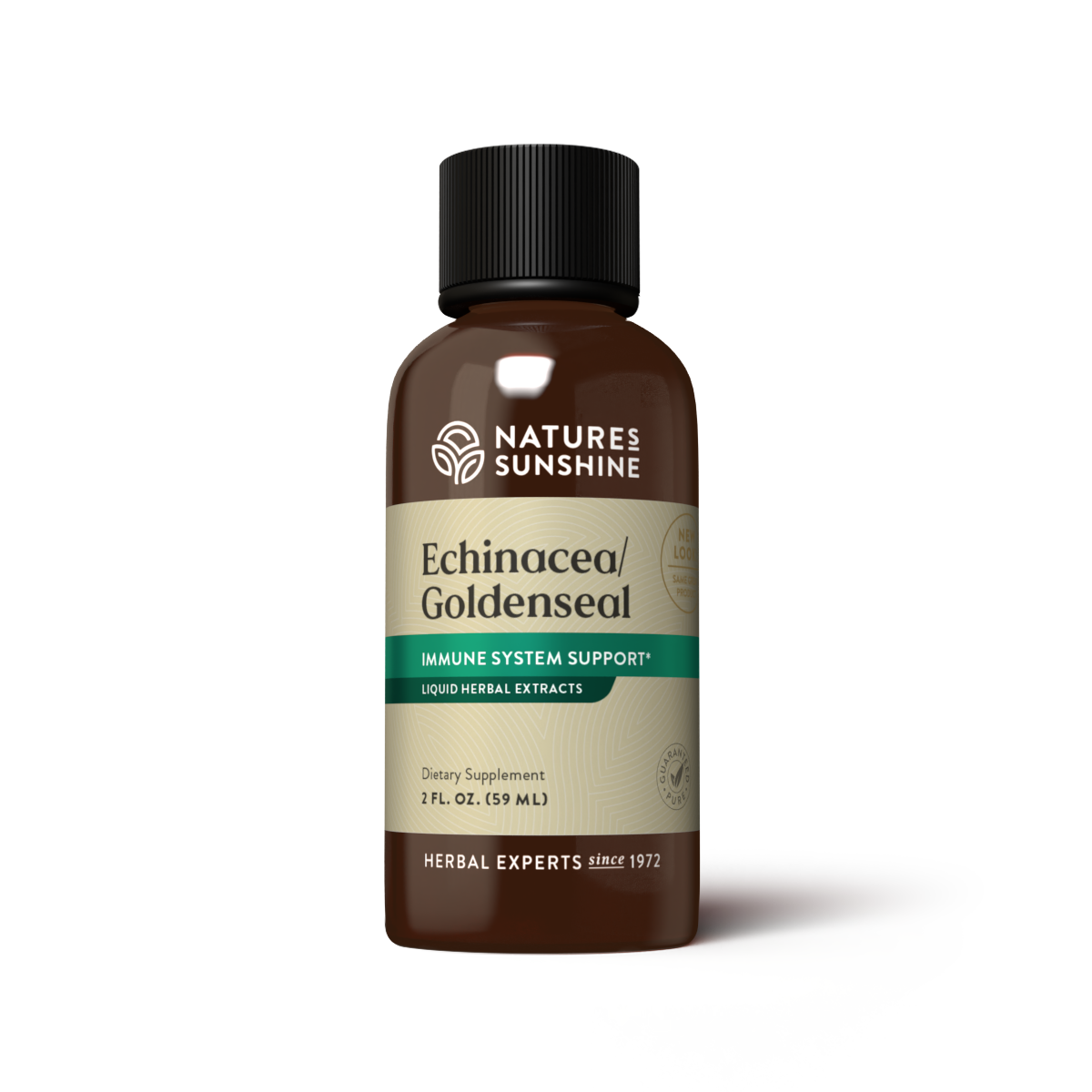 A bottle of Nature's Sunshine Echinacea Goldenseal