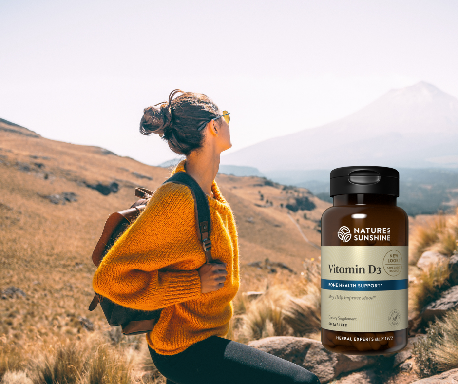 Women hiking outdoors with Natures Sunshine Vitamin D3