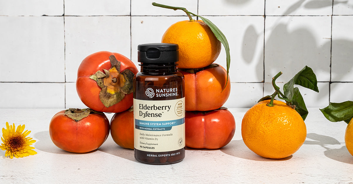 Natures Sunshine Elderberry D3fence