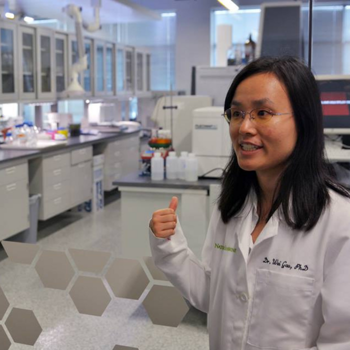 Lab technician in the Natures Sunshine scientific research centre